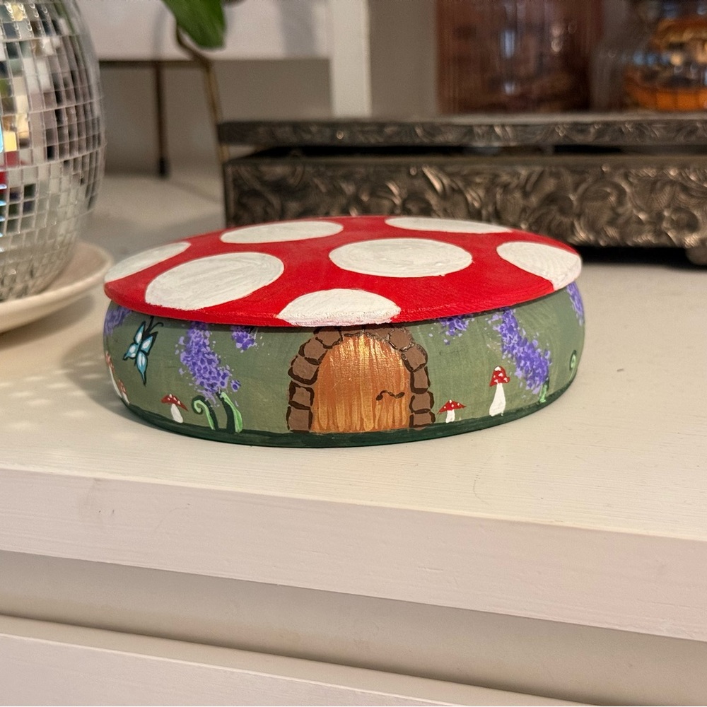 Mushroom Jewelry/ Trinket Box